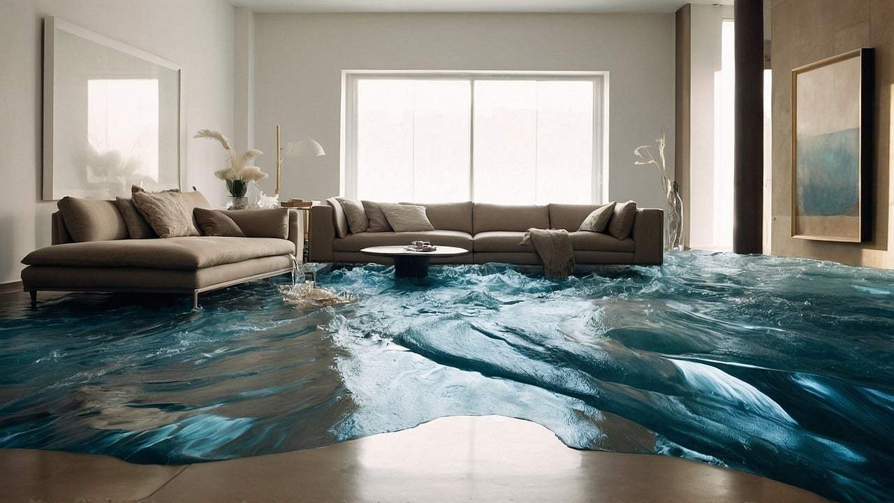 dnevna soba poplava